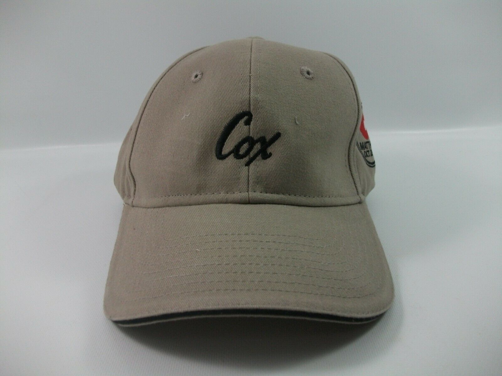 Cox Hat Beige Strapback Baseball Cap - Men's Accessories