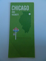 Vintage Standard Oil Chicago & Vicinity (IL) Oil Gas Station Travel Road Map - $9.99