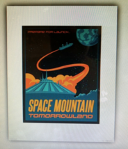 Disney Parks Space Mountain Attraction Poster Art Print 22 x 28 NEW