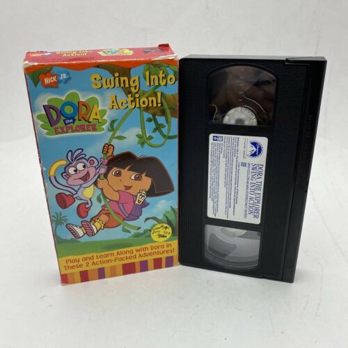 Dora the Explorer Swing Into Action VHS Tape and 50 similar items