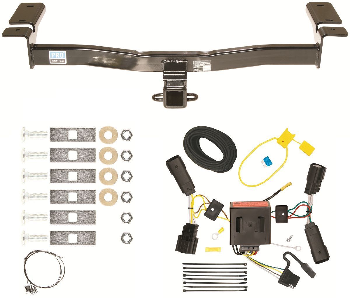 2011-2014 FORD EDGE TRAILER HITCH &WIRING HARNESS COMBO KIT~CLASS 3 TOW ...