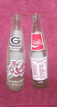 lot of {2} vintage commerative soda bottles {coca-cola} - $11.88
