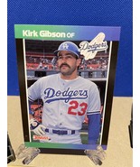 Kirk Gibson # 132 1988 Donruss Baseball Card Error - $210.00