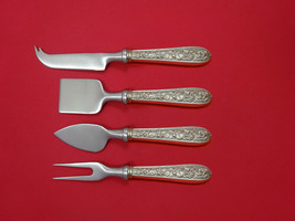 Corsage by Stieff Sterling Silver Cheese Serving Set 4 Piece HHWS  Custom - $257.50