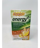 Emergen-C Energy Plus Mango Peach 18 Packets Best Before 4/22 NEW - $36.58