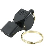 FOX40 Classic Black Military Safety Marine Whistle Emergency with Key Ring - $11.99