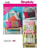 Simplicity Homeware Easy Sewing Pattern 1440 Pillow &amp; Cushion Covers &amp; W... - $10.88