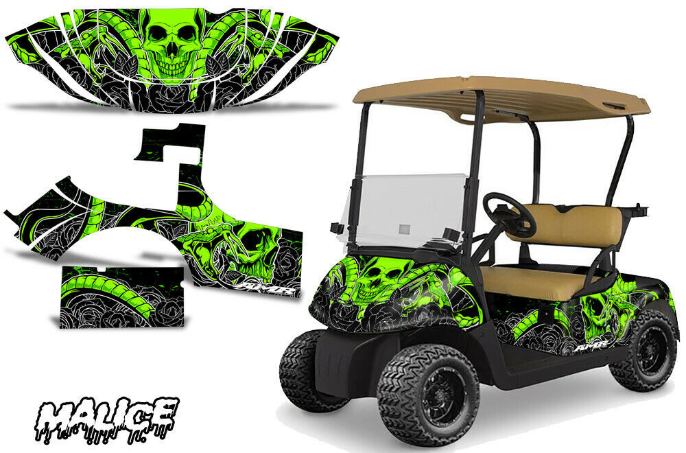 EZGO Golf Cart Wrap Graphics Vinyl Decal Kit EZGO 20082015 MALICE