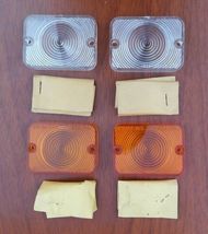 1963 Ford Fairlane Amber And Clear Parking Light Lenses Set Of 4 - $55.00