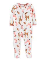 Child of Mine by Carter's Toddler Girls'  Ivory Deer Print Pajamas Size 2T (R-L) - $13.89