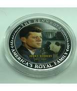 AMERICAN MINT JOHN F KENNEDY COIN 2009 royal family silver cu plate pres... - $19.69