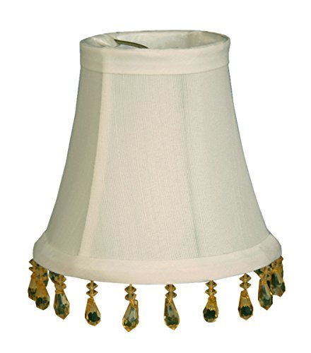 Royal Designs Pleated Empire Chandelier Lamp Shade, Beige, 2 x 3.5 x 3.5, Set