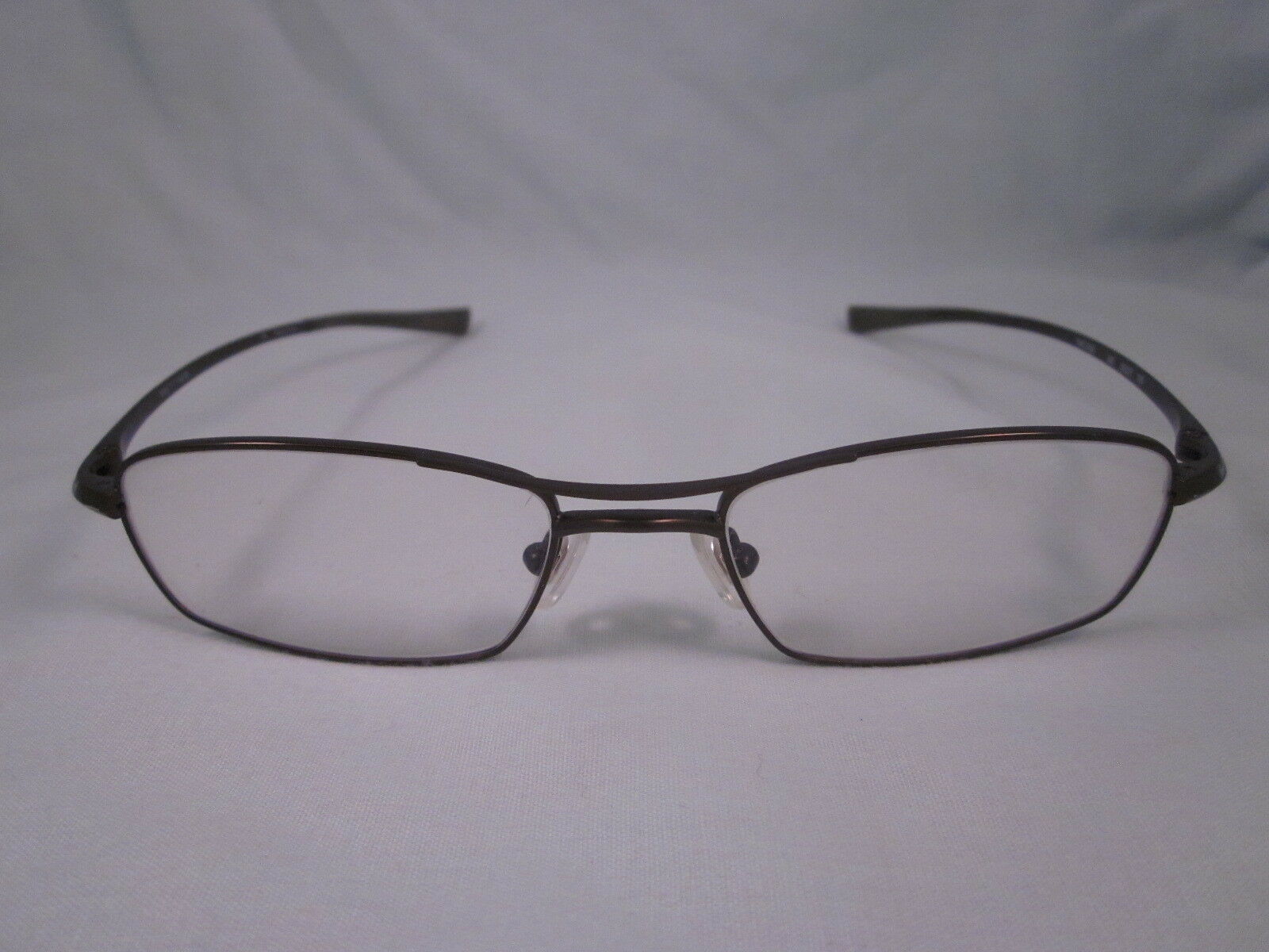 NIKE TITANIUM Rx Eyeglasses Metal Frames 6000 308 Full Rim SPORT Brown ...