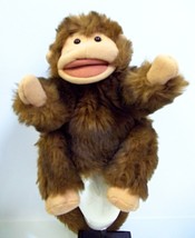 Folktails Folkmanis Furry Folk Hand Puppet Plush Chimpanzee Monkey 9" - $34.02