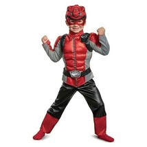 NEW Red Ranger Saban's Power Ranger Beast Morphers Halloween Costume 2T Toddler - £11.86 GBP