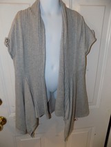 JUSTICE GRAY OPEN CARDIGAN SWEATER SIZE 14 GIRL&#39;S EUC - $20.24