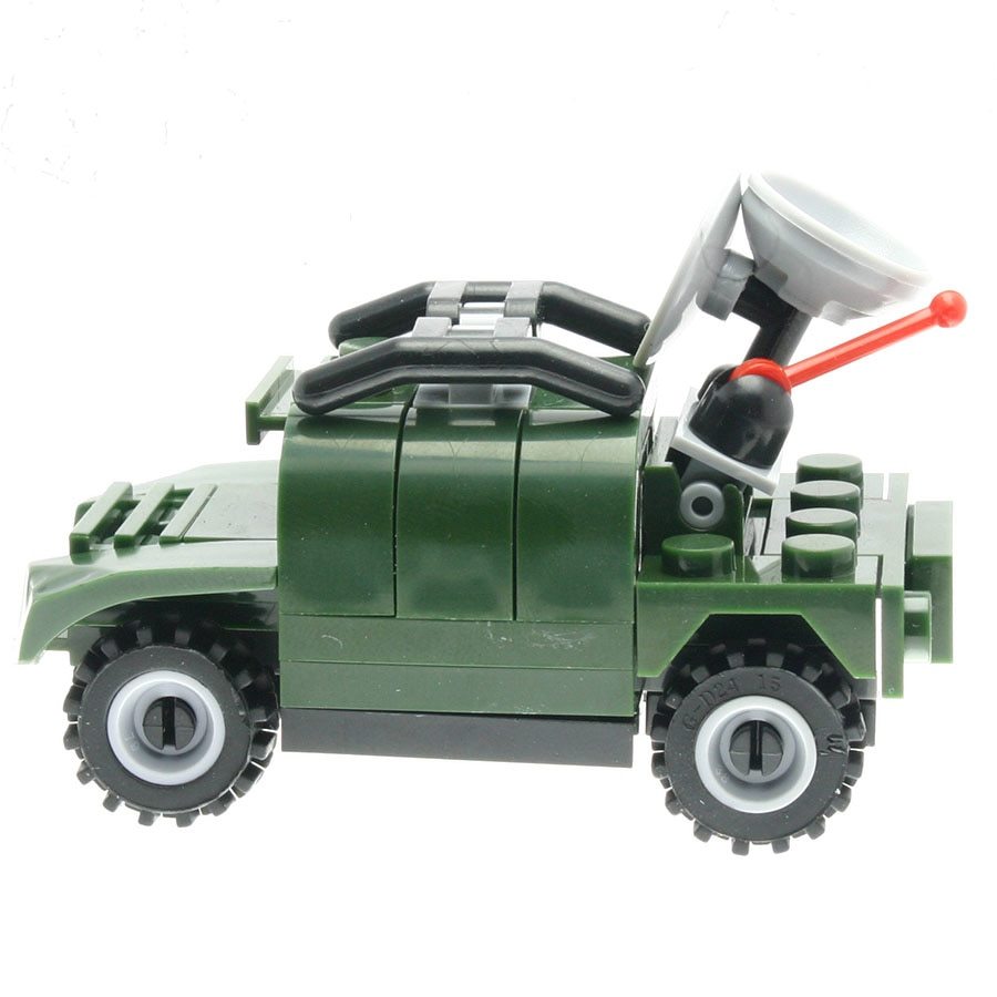 44Pcs/set Military Radar Car Model Figures Staff Toys for Children ...