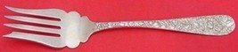 Rose by Stieff Sterling Silver Cold Meat Fork Large 8 3/4" - $157.41