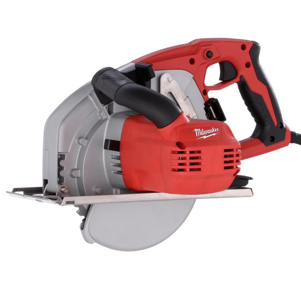 Milwaukee Circular Saw 13 Amp 8 in. Keyed Blade Change Metal Cutting