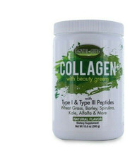 Essential Greens Collagen w/ Type I & II Peptides Natural Flavor 10.6oz Exp11/23 - $25.00