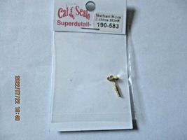 Cal Scale # 190-583 Brass Nathan 3 Chime M3HR Air Horn 1 Pack HO Scale image 4