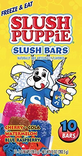 Slush Puppie Slush Bars, Assorted Flavors (12 Boxes, 10 - 1 oz bars per ...
