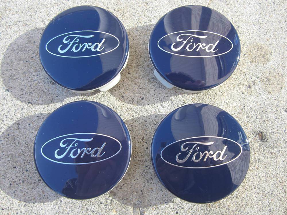 Four (4) OEM Wheel Ford Center Caps C-Max Escape Fiesta Focus Fusion ...