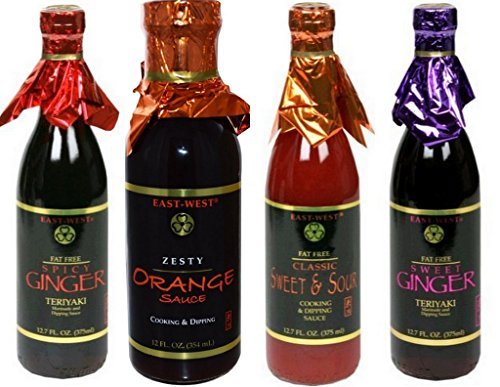 East-West 3 Dragons Specialty Sauces 12 Oz (Variety Pack of 4)