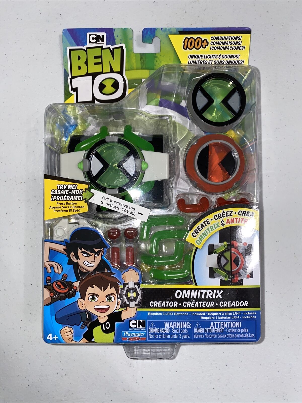 NEW! BEN 10 Omnitrix & Antitrix Creator Watch Playmates 2020 Cartoon ...