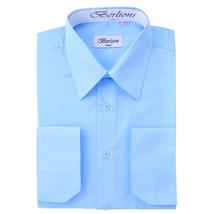 New Open Box Repackaged Men's Long Sleeve Solid Dress Shirts Multiple Colors image 4