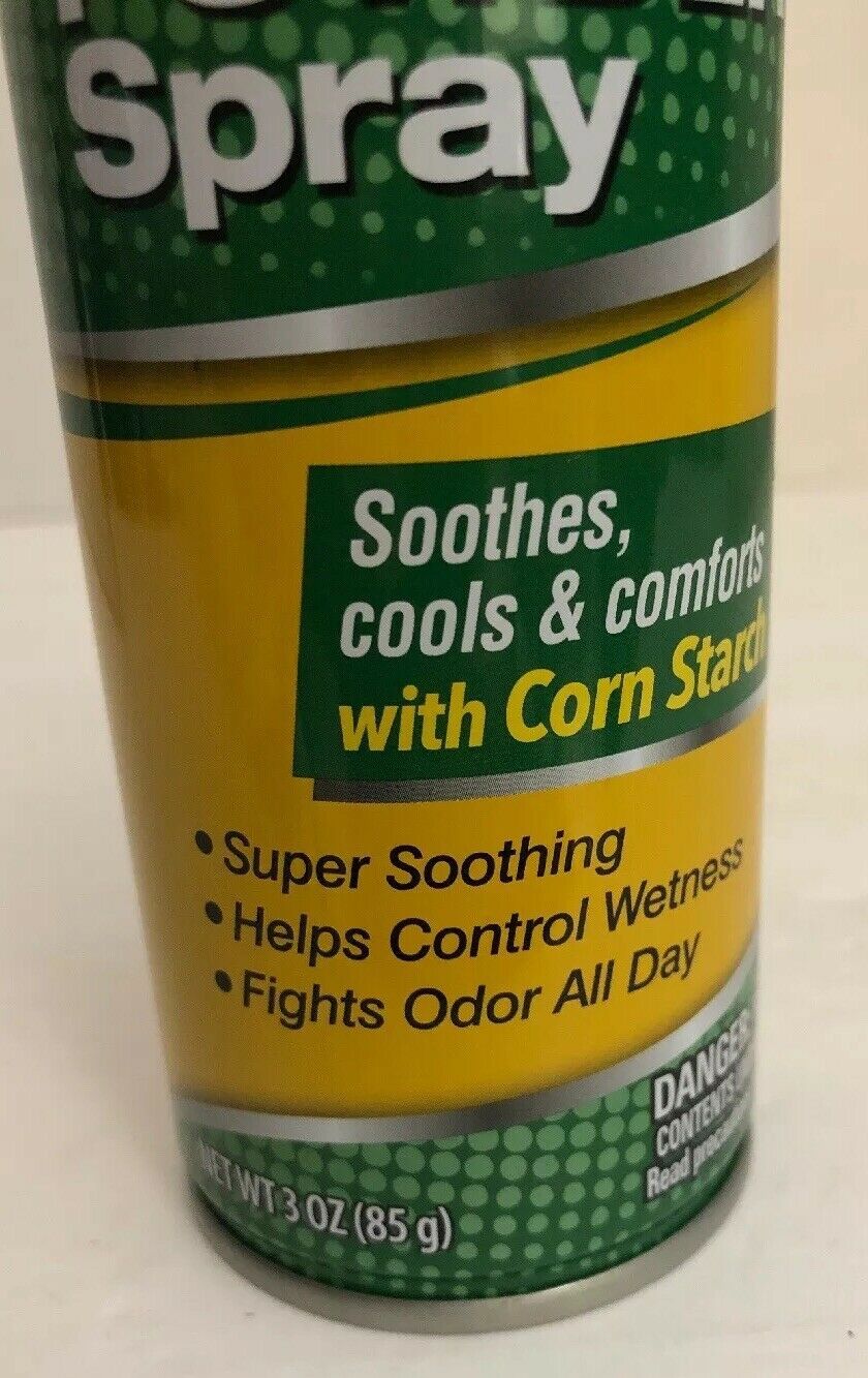 (2) Xtra Care Foot Powder Spray w/ Corn Starch NEW Cans 3 oz. Ea