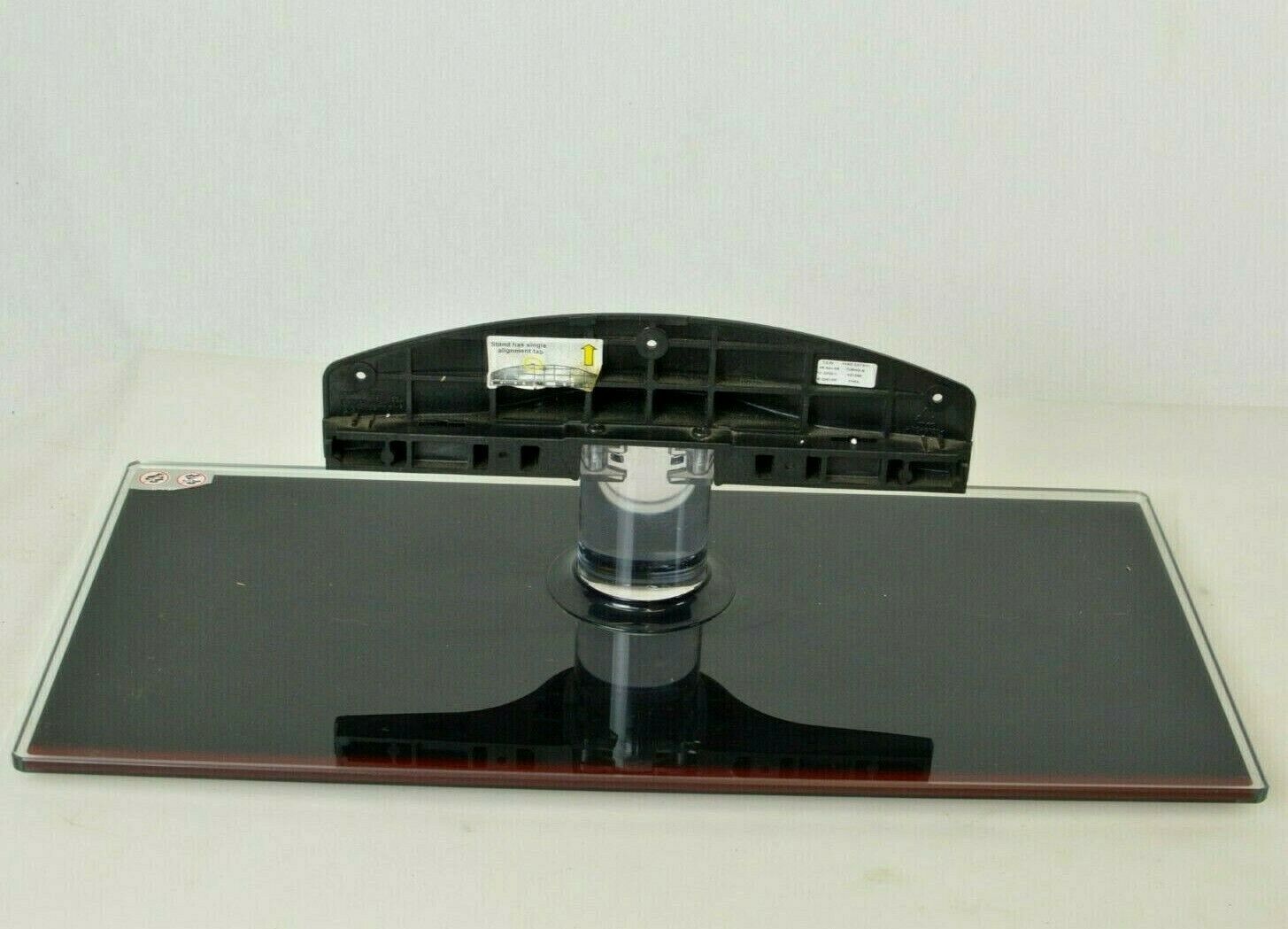 Glass Samsung 46" TV Stand Base Model BN6105244A 9 w Red Accent TV