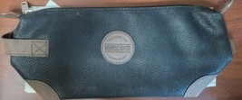 NEW Manscaped Leather Toiletry Travel Bag and paper
