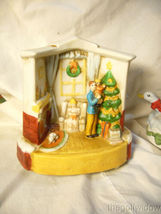 5 Ceramic Musicals Christmas Collection Music Boxes  image 3
