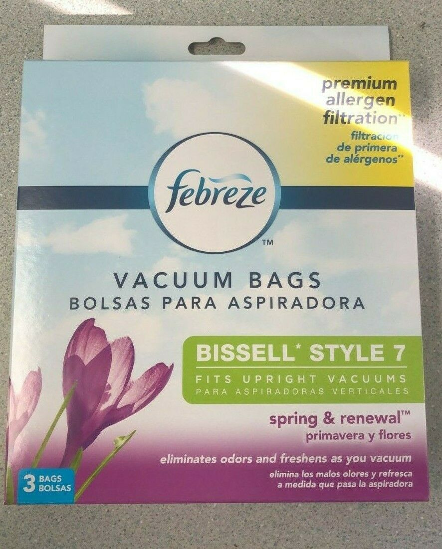 Febreze  BISSELL STYLE 7 VACUUM BAGS Powerforce Powerlifter Cleanview 3 bags - $7.91