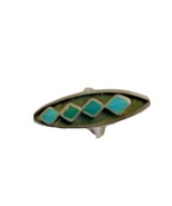 Ring - Sterling Silver /  Turquoise.Shadow Box - Size 6 - $38.61