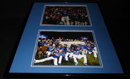 2016 Chicago Cubs Champs Framed 16x20 Photo Display