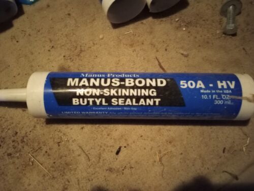 16 Tubes Of Manus-Bond Non-skinning Butyl Sealant 10.1 Fl. Oz. Tubes ...