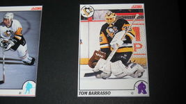 1990 Pittsburgh Penguins Champs Framed 16x20 Score Team Card Set w/ Jagr Rookie image 12