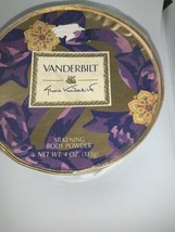 Vanderbilt by Gloria Vanderbilt Silkening Body Powder 4 Oz. Sealed - $71.04