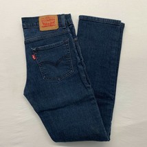 Levi's 510 Boy Blue Jeans Size 14 Reg Skinny Fit Stretch Zipper Fly Denim - $23.99