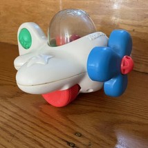 VTG 1988 Playskool Plane with bubble top that pops when pushed or pulled. - $15.83