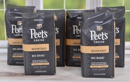 Peet's Coffee BIG BANG Medium Roast Ground Coffee (X6 10.5 Ounce Bags) BB 11/23 - $46.53