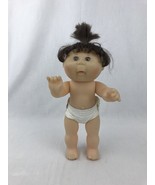 Cabbage Patch Doll Mattel 12&quot; Vinyl Body Poseable Arms Legs Brown Eyes H... - $12.95