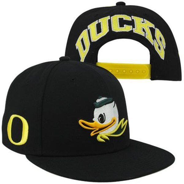 Nike Oregon Ducks Players True Snapback BLACK Hat