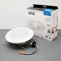 WiZ 604298 6" Recessed Color and Tunable Wi-Fi Smart LED Downlight White image 1