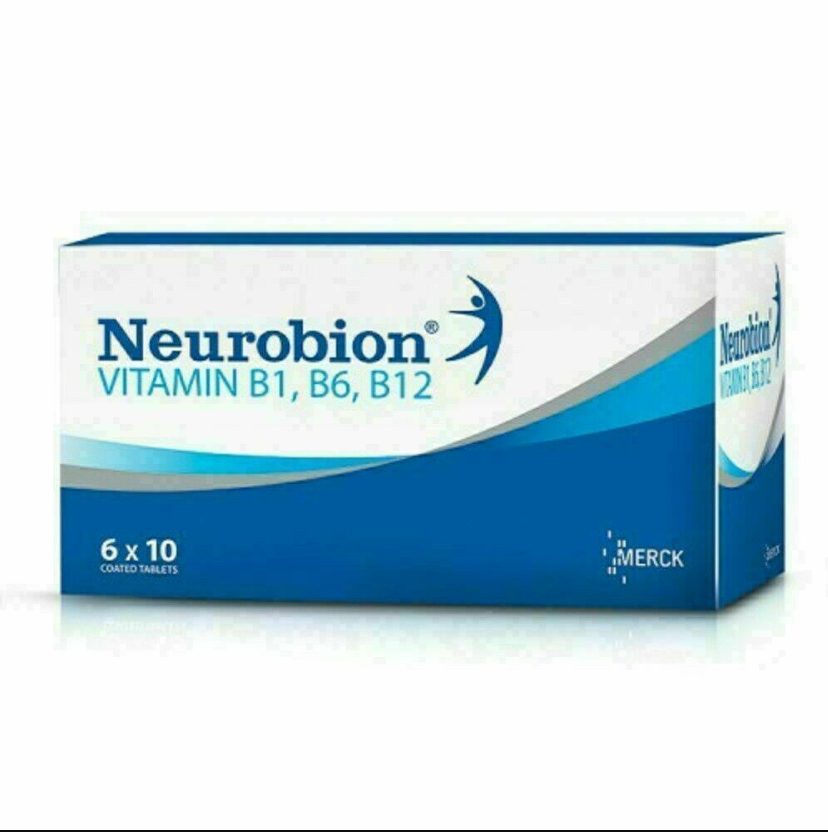 60 Tablets Neurobion Vitamin B1, B6, B12 for Numbness, Tingling