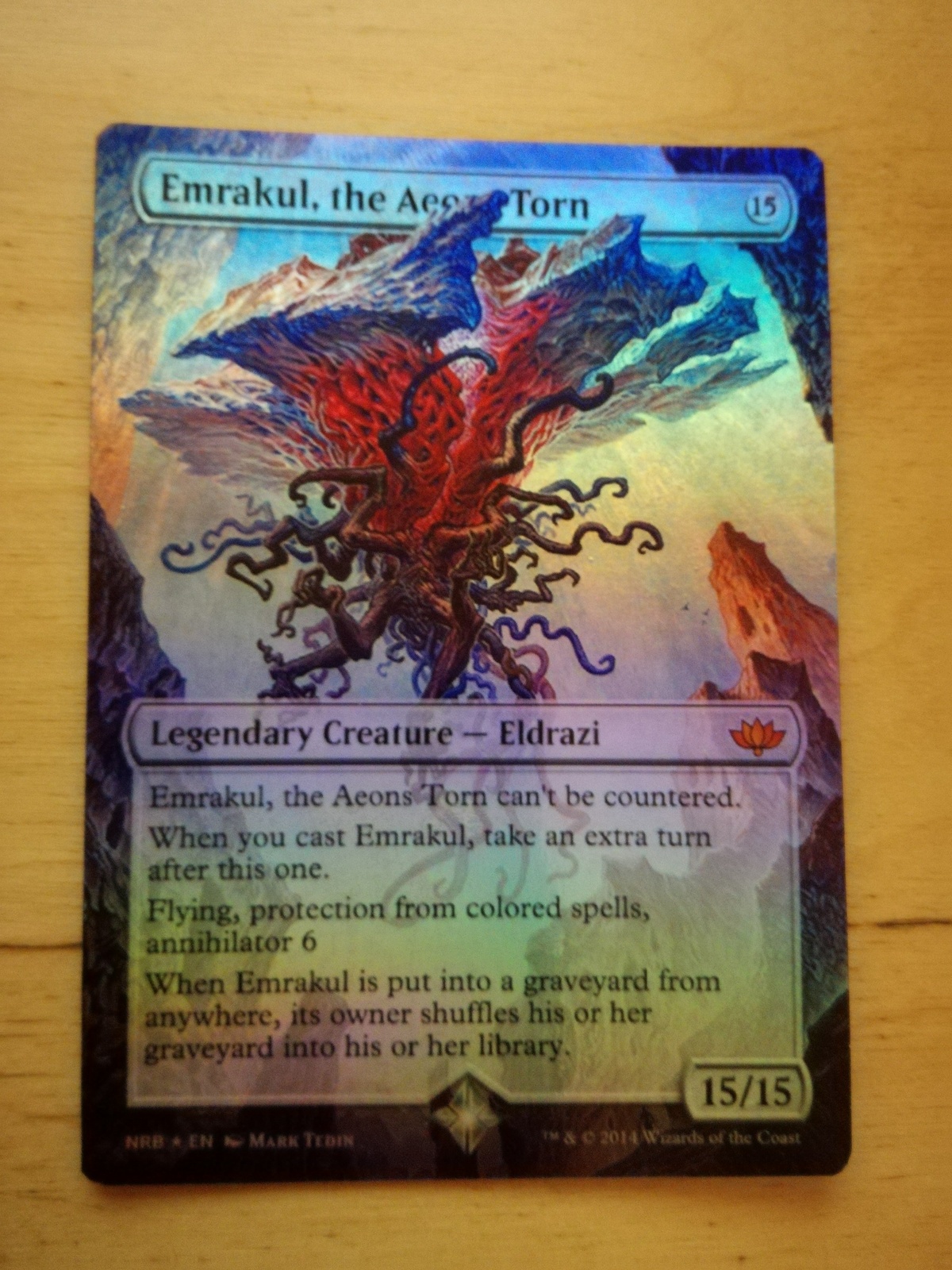 Foil Full Art Emrakul, the Aeons Torn Magic AlterArtwork Card