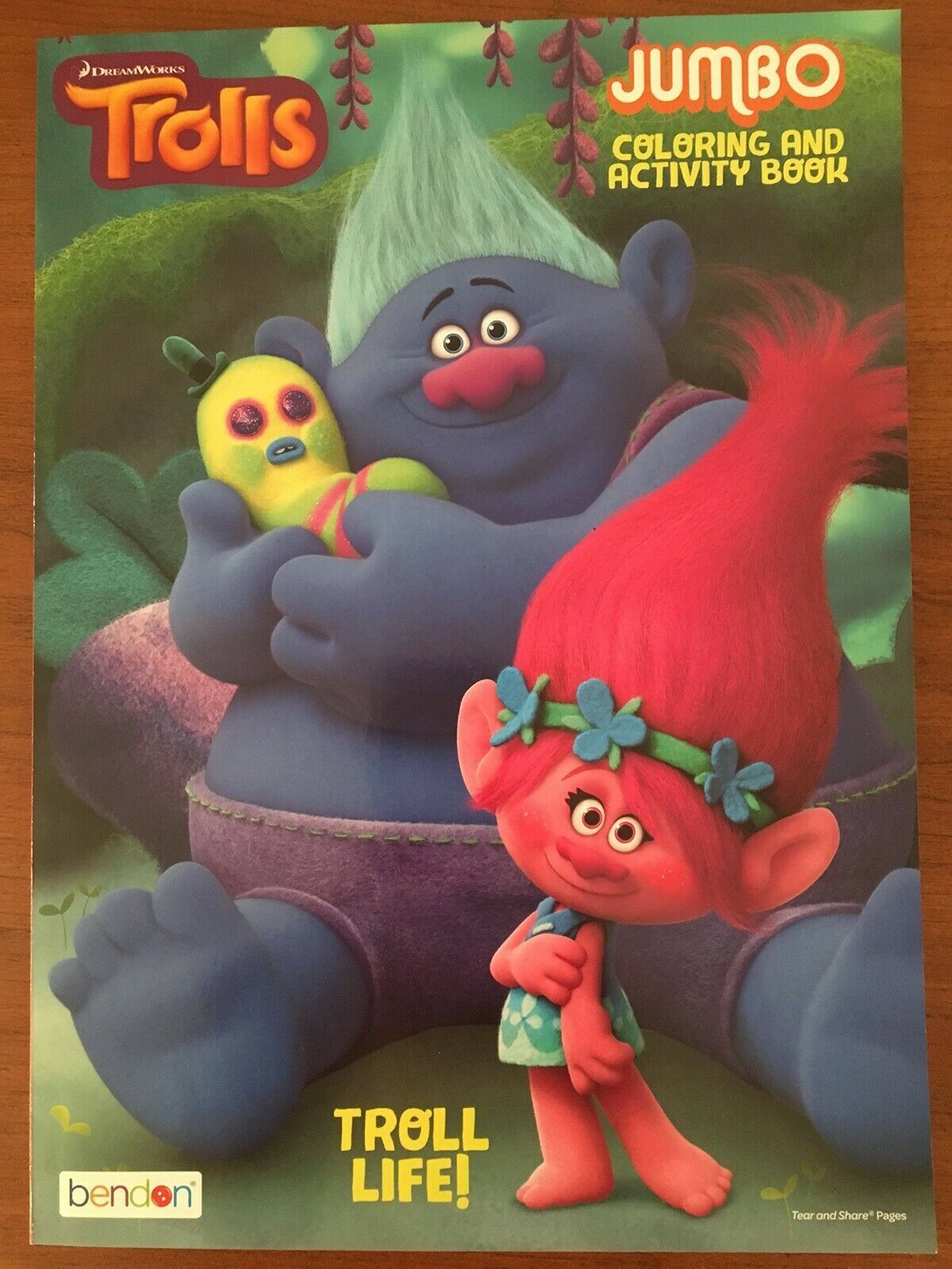 DreamWorks Trolls Jumbo Coloring & Activity Book Hug Me - Books & Magazines