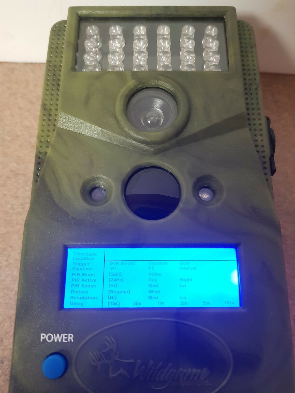 WILDGAME INNOVATIONS WGIW4ER LOW GLOW INFARED TRAIL GAME CAMERA GREEN